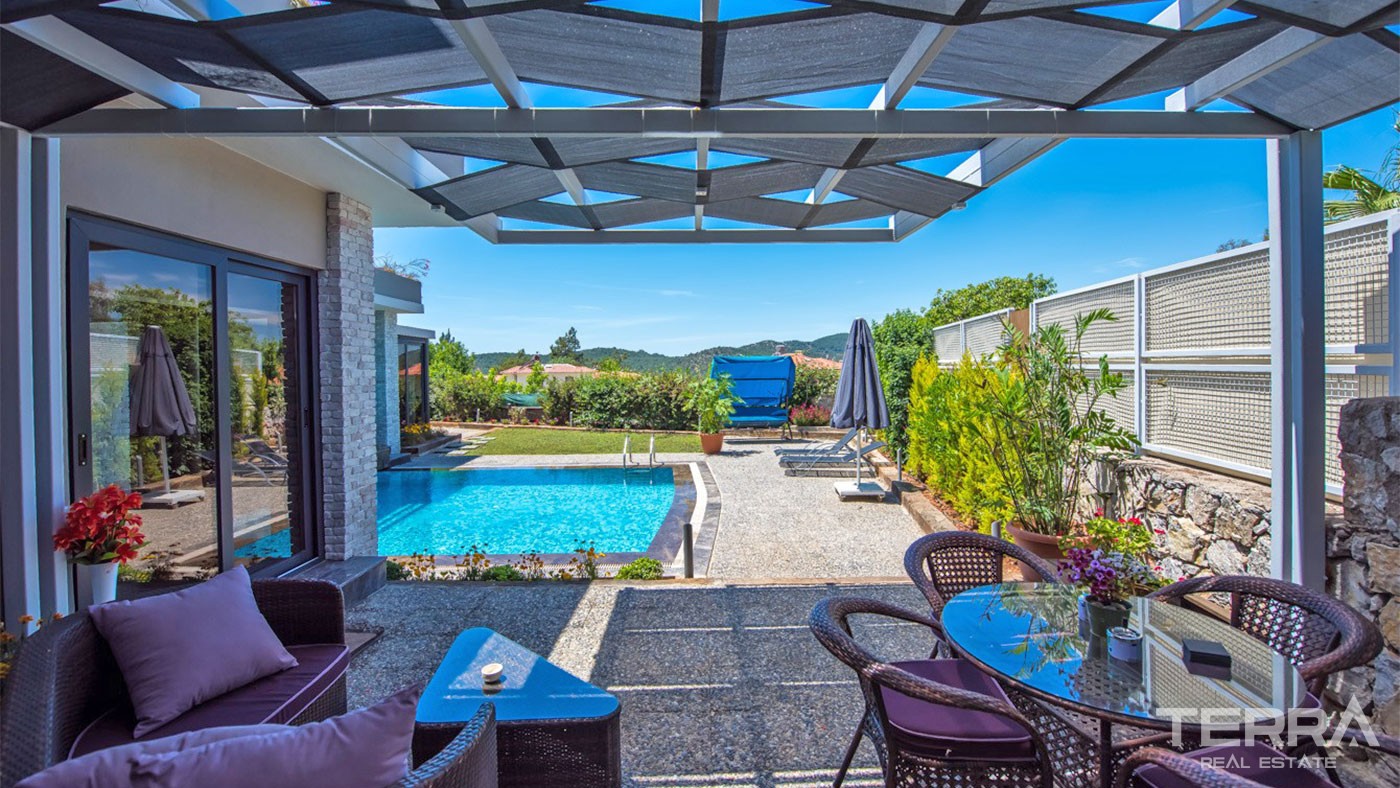 Luxury Fethiye Villa for Sale Located in Ovacık with Nature Views - 32759