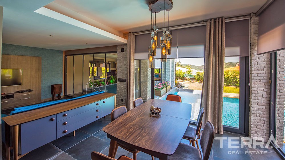 Luxury Fethiye Villa for Sale Located in Ovacık with Nature Views - 32780