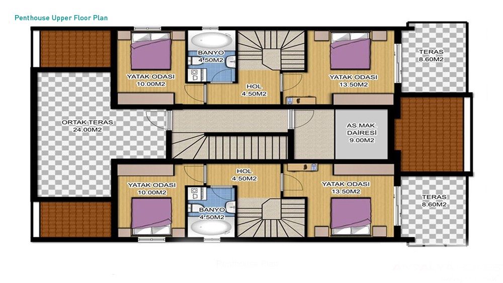 Key-ready Apartments in Antalya Konyaaltı near All Amenities - 33273