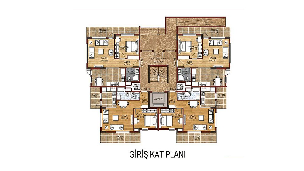 Bargain Flats in Antalya Kepez with Walking Distance to Amenities - 33820