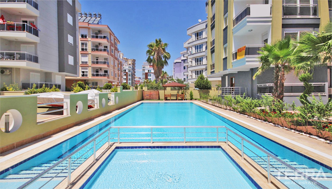 Affordable Antalya Flat for Sale Located Close to Konyaaltı Beach - 33552