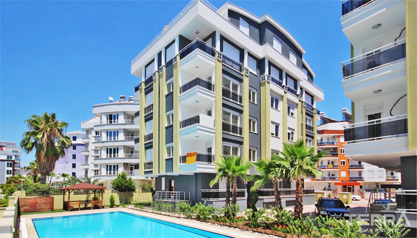 Affordable Antalya Flat for Sale Located Close to Konyaaltı Beach - 33553