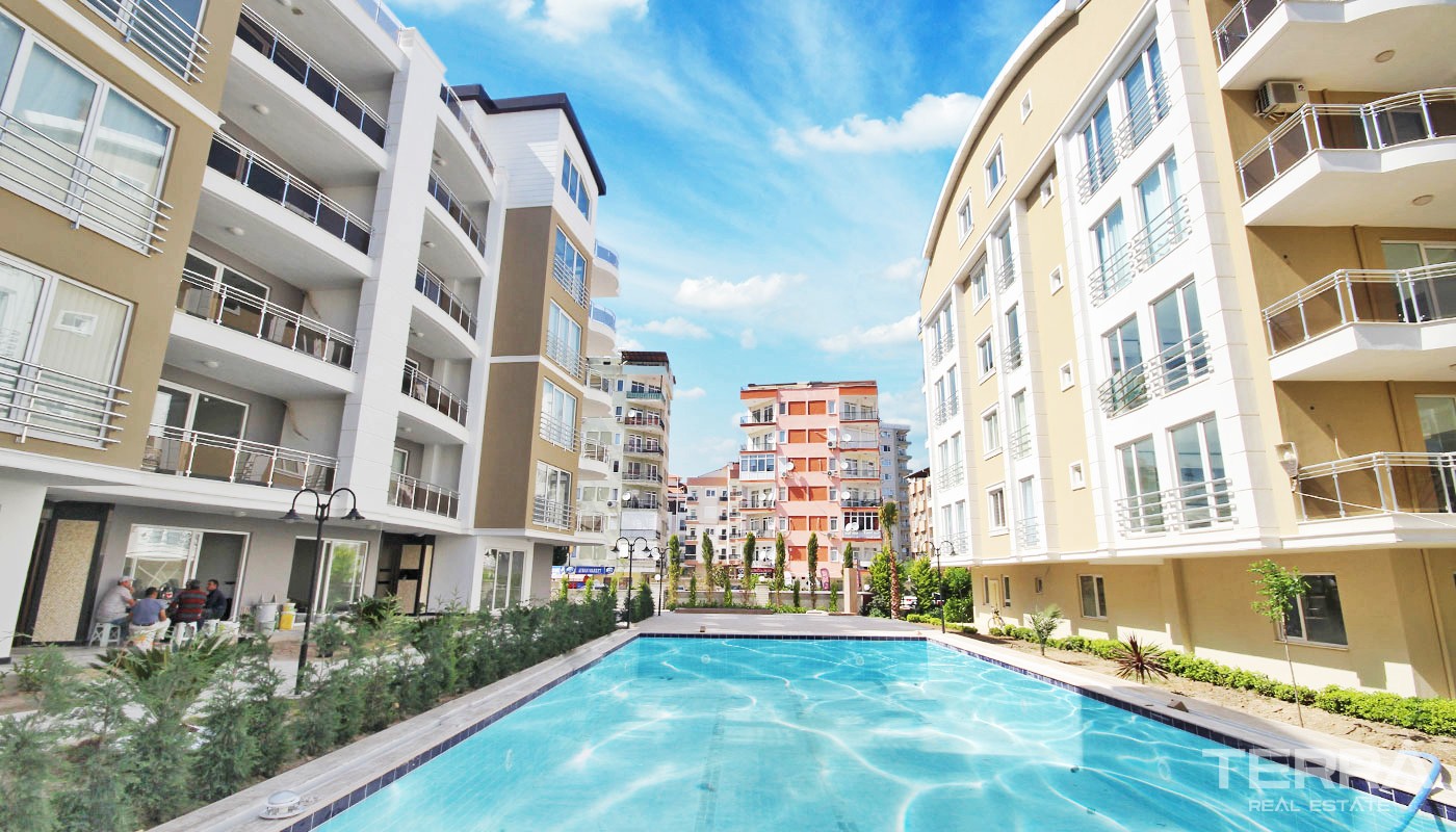 Geräumige Apartments mit 2 Schlafzimmern in Antalya Nah am Strand