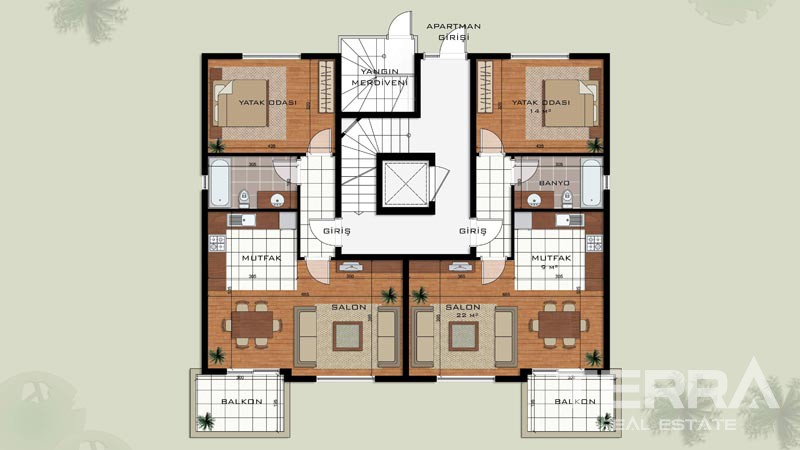 Resale Antalya Apartments with Prestigeous Location in Lara Kundu - 33755