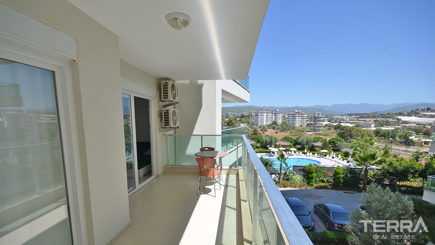 One Bedroom Apartment With Swimming Pool View in Avsallar Alanya - 33789