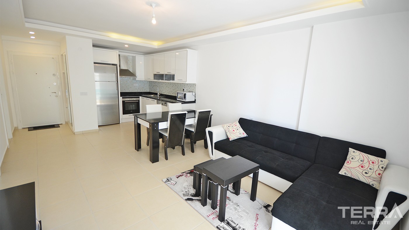 One Bedroom Apartment With Swimming Pool View in Avsallar Alanya - 33796