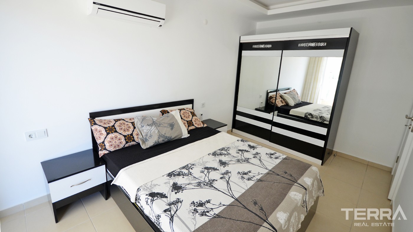 One Bedroom Apartment With Swimming Pool View in Avsallar Alanya - 33799