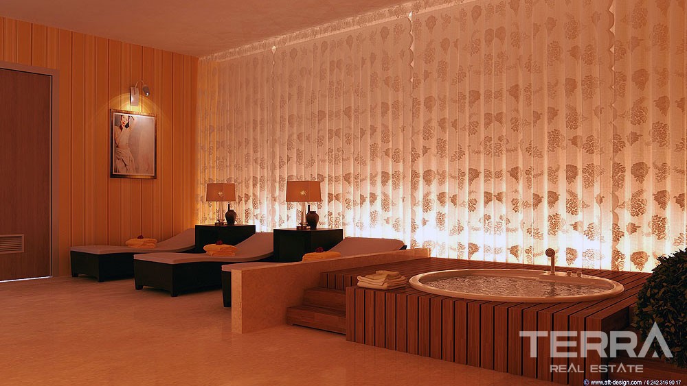 One Bedroom Apartment With Swimming Pool View in Avsallar Alanya - 33811