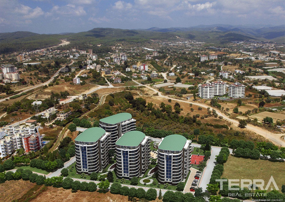 One Bedroom Apartment With Swimming Pool View in Avsallar Alanya - 33812