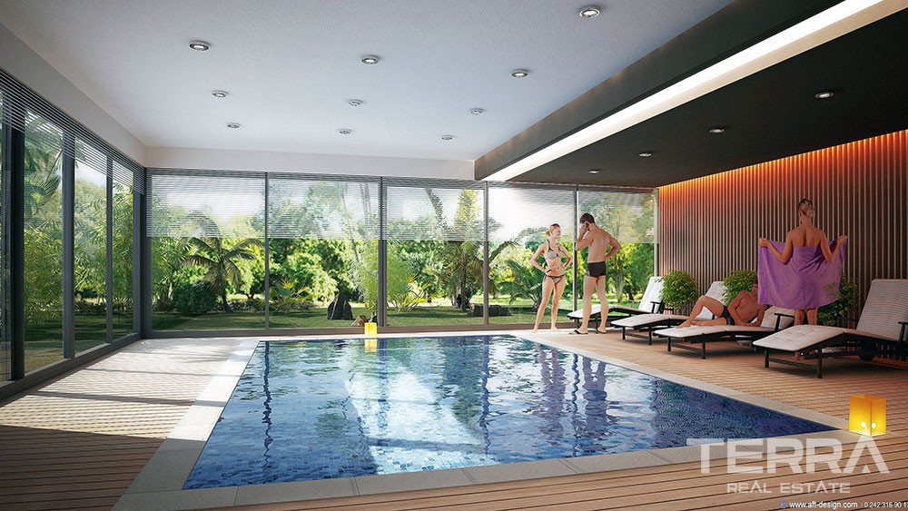 One Bedroom Apartment With Swimming Pool View in Avsallar Alanya - 33814
