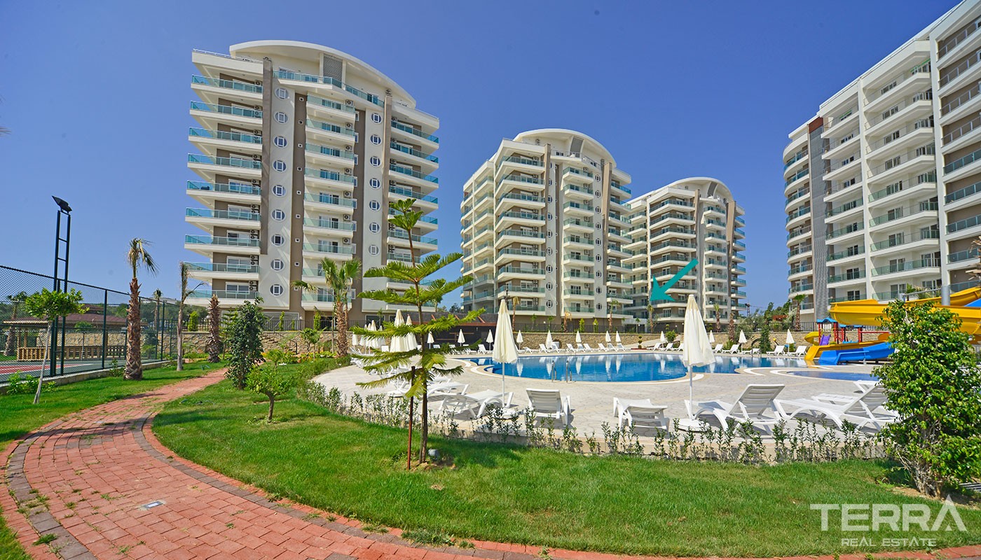 One Bedroom Apartment With Swimming Pool View in Avsallar Alanya - 34720