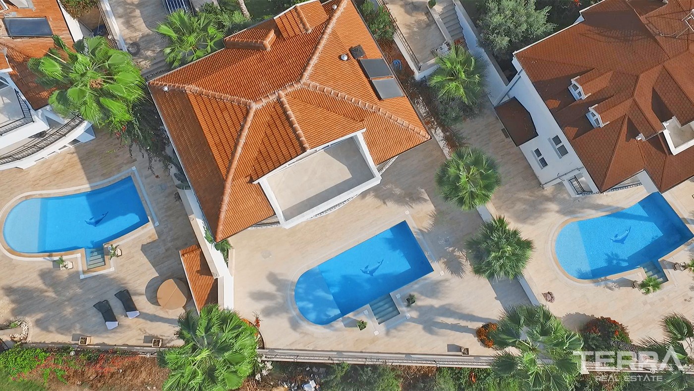 Breathtaking Sea View Villa With Private Pool in Alanya Kargıcak - 33843