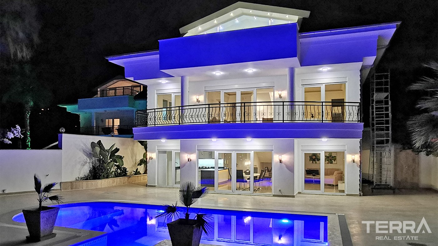 Breathtaking Sea View Villa With Private Pool in Alanya Kargıcak - 33846