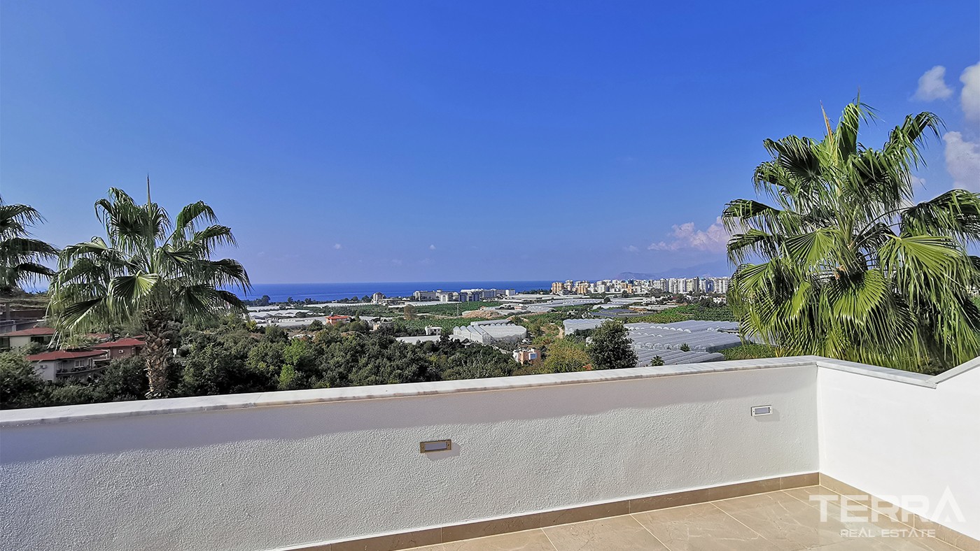 Breathtaking Sea View Villa With Private Pool in Alanya Kargıcak - 33850