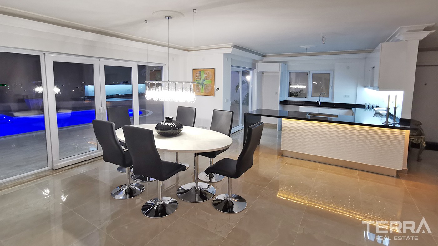Breathtaking Sea View Villa With Private Pool in Alanya Kargıcak - 33852
