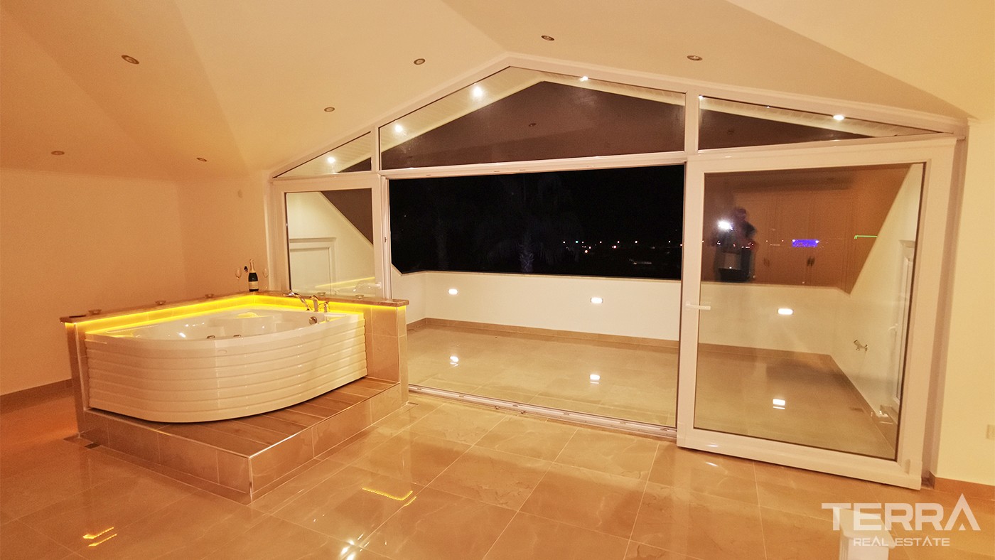 Breathtaking Sea View Villa With Private Pool in Alanya Kargıcak - 33856