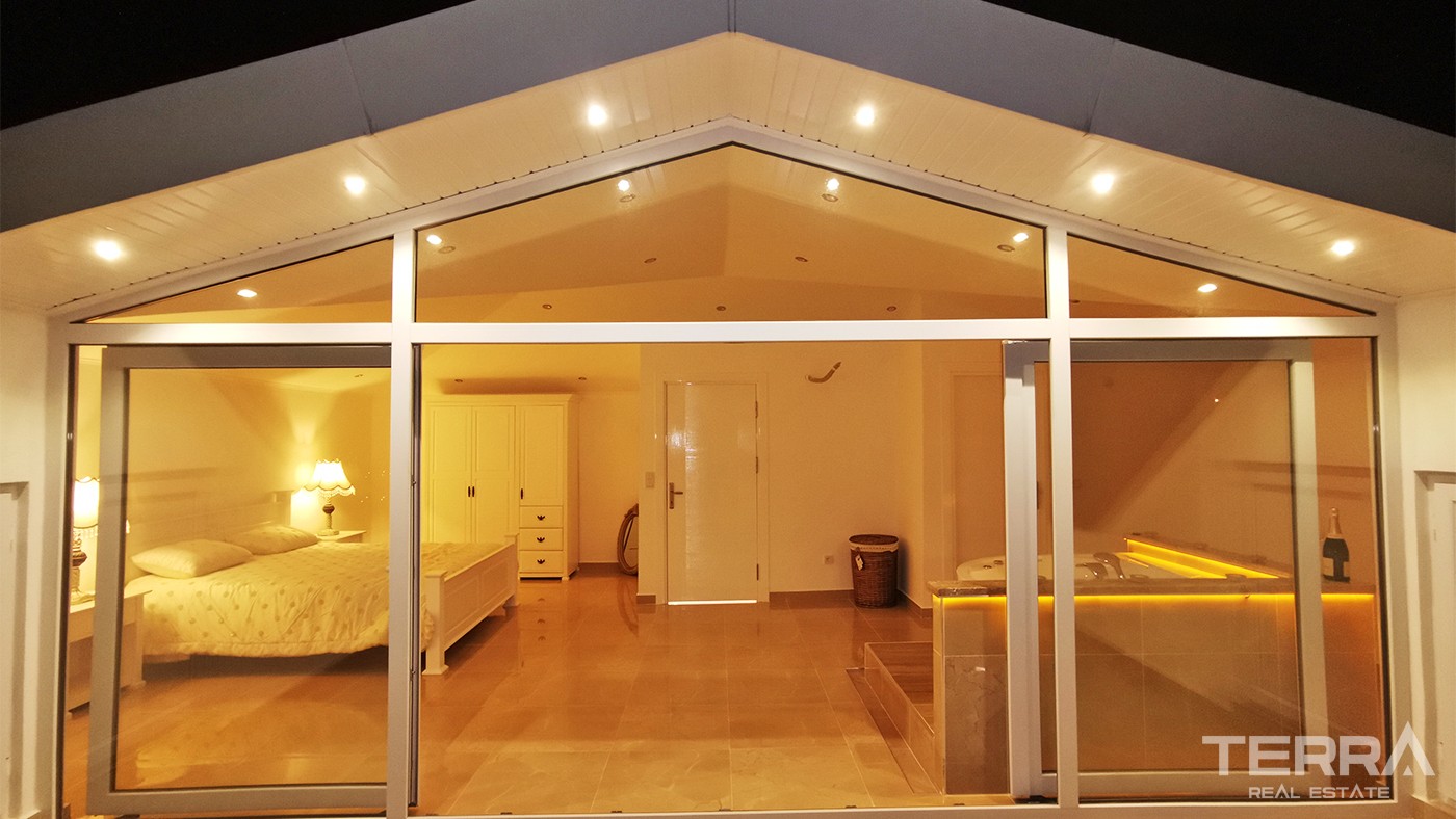 Breathtaking Sea View Villa With Private Pool in Alanya Kargıcak - 33864