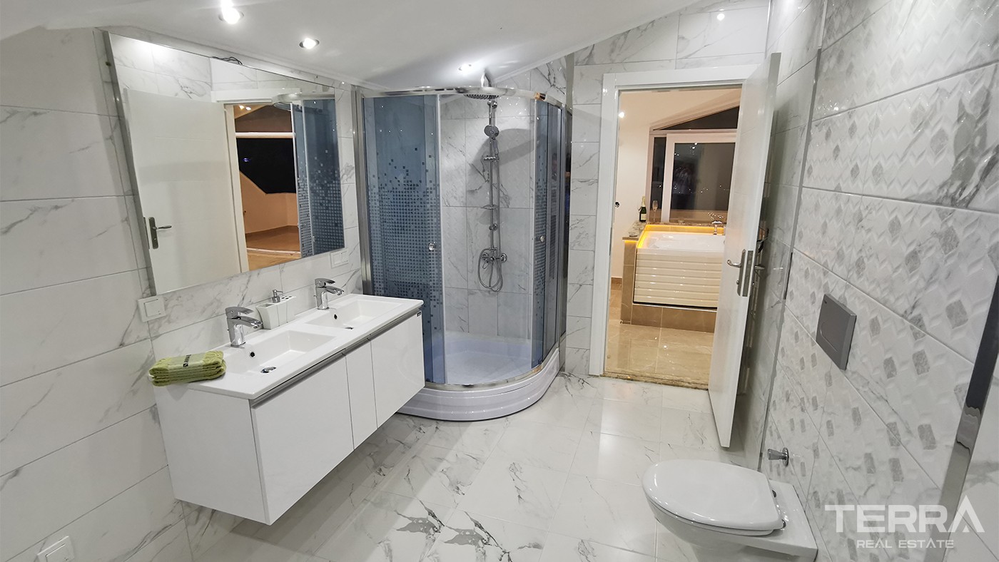 Breathtaking Sea View Villa With Private Pool in Alanya Kargıcak - 33865