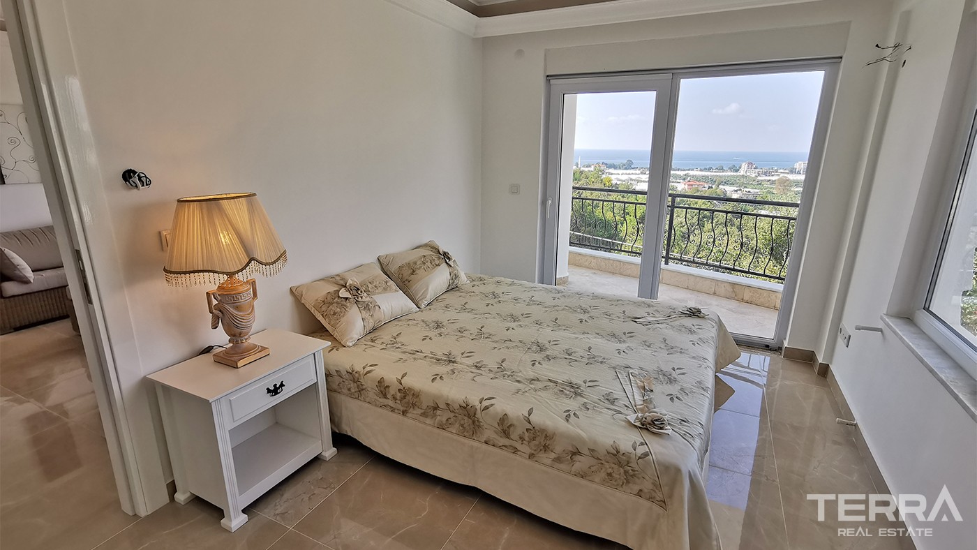 Breathtaking Sea View Villa With Private Pool in Alanya Kargıcak - 33867