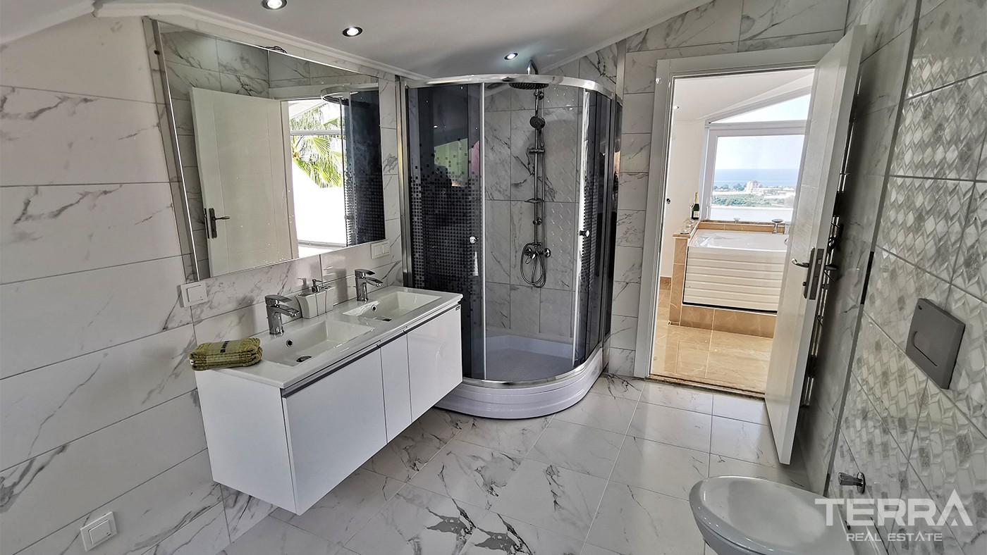 Breathtaking Sea View Villa With Private Pool in Alanya Kargıcak - 33872