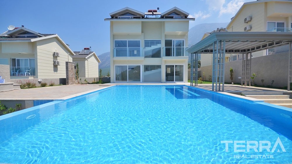 Modern Detached Villa with Private Pool for Sale in Fethiye Ovacık - 33897