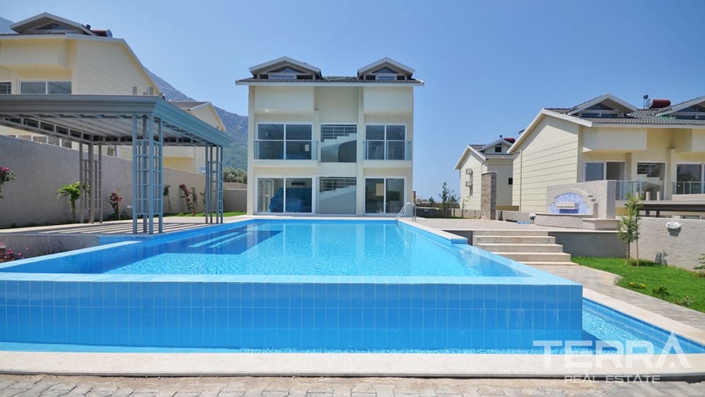 Modern Detached Villa with Private Pool for Sale in Fethiye Ovacık - 33901