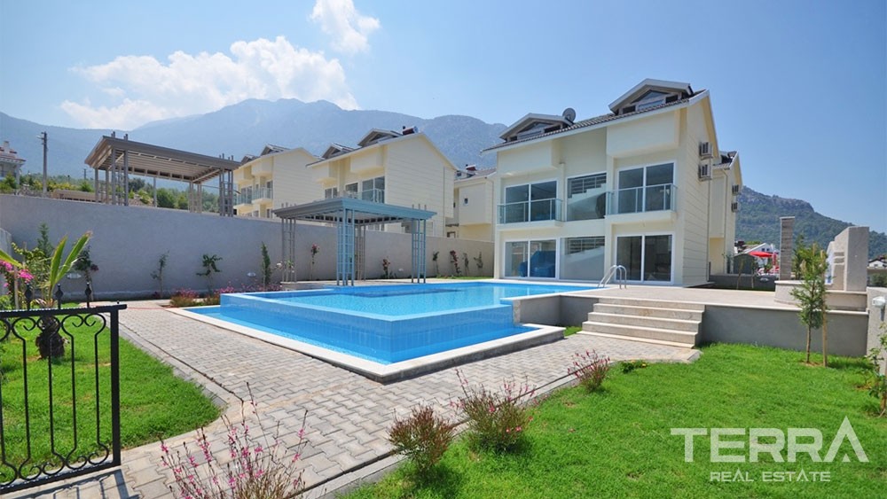 Modern Detached Villa with Private Pool for Sale in Fethiye Ovacık - 33902