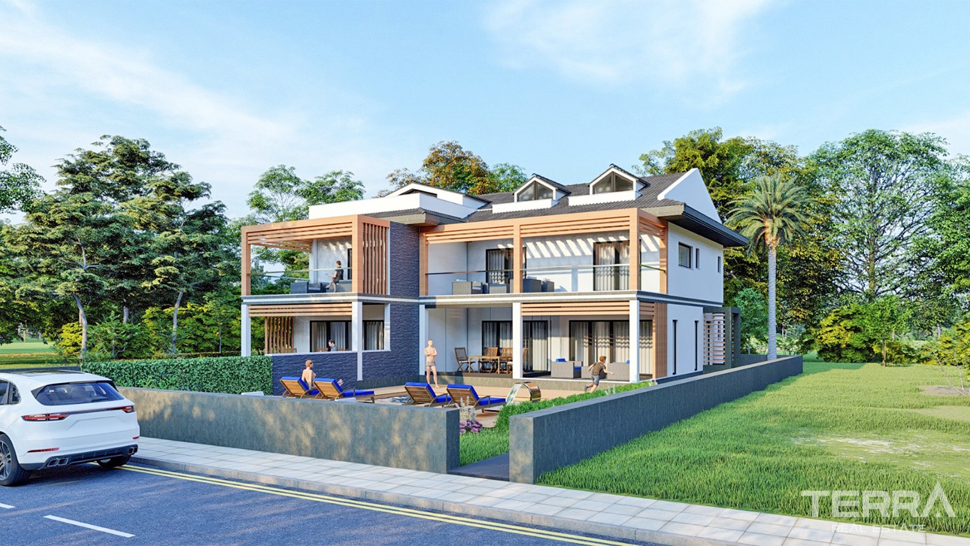 Luxury Semi-detached Villa for Sale with Central Location in Fethiye - 33999