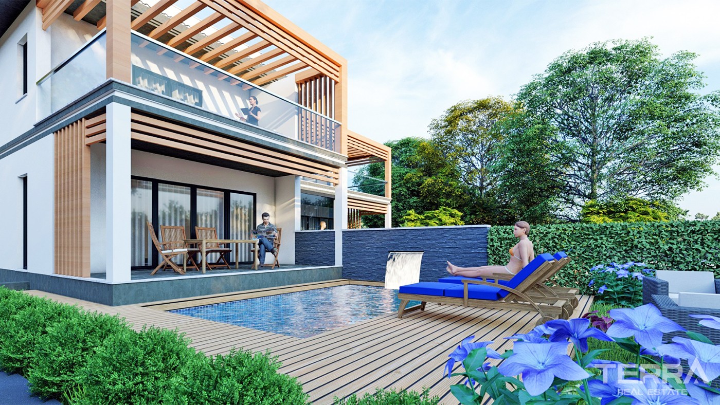 Luxury Semi-detached Villa for Sale with Central Location in Fethiye - 34007