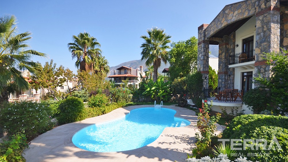 Fully Furnished House in Fethiye with Private Swimming Pool and Garden - 34012