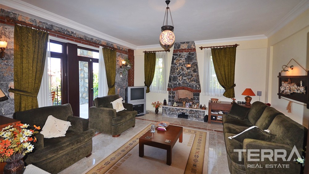 Fully Furnished House in Fethiye with Private Swimming Pool and Garden - 34014