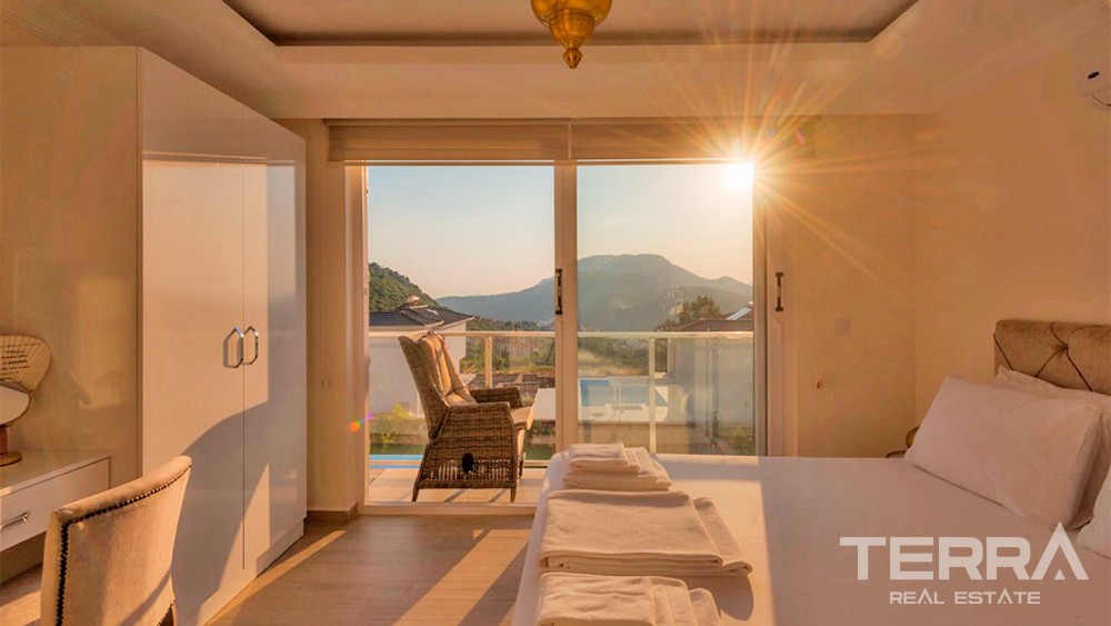 Elegant Villa in Fethiye Ovacık with Charming Mountain Views - 34051