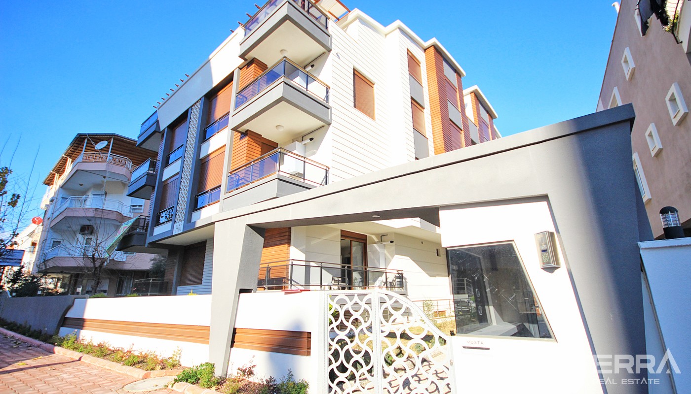 Family Apartments in Antalya for Sale Located 200 m to the Beach - 34119