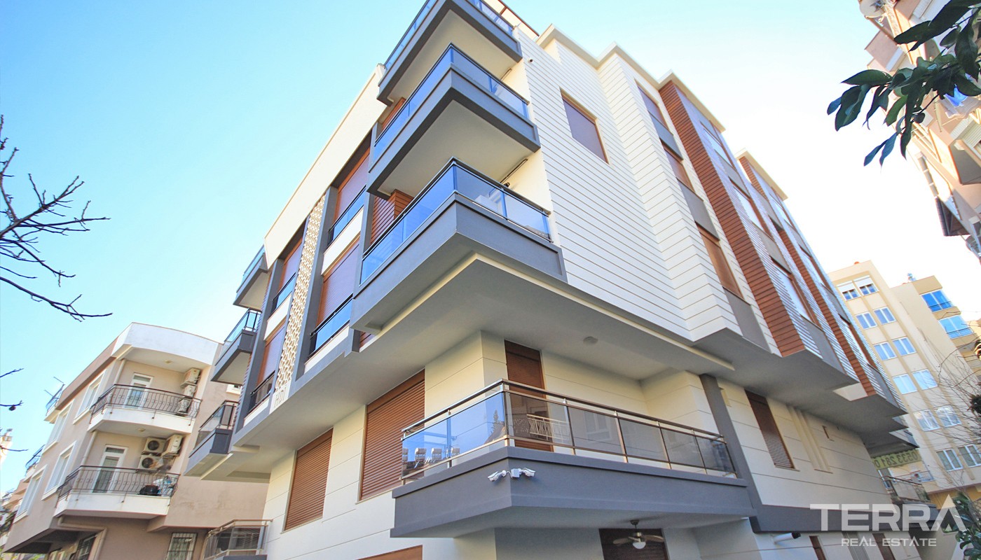 Family Apartments in Antalya for Sale Located 200 m to the Beach - 34121