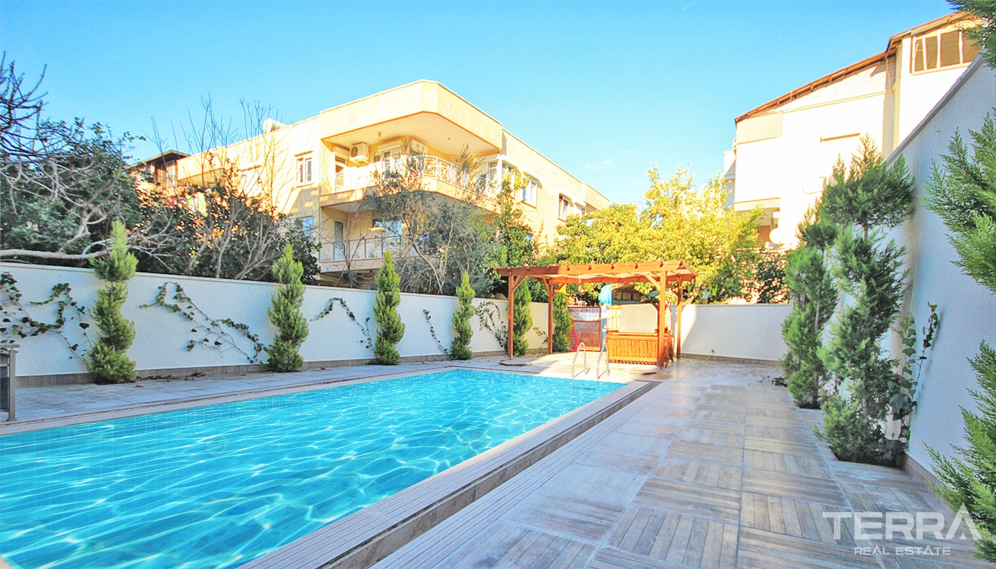 Family Apartments in Antalya for Sale Located 200 m to the Beach - 34127