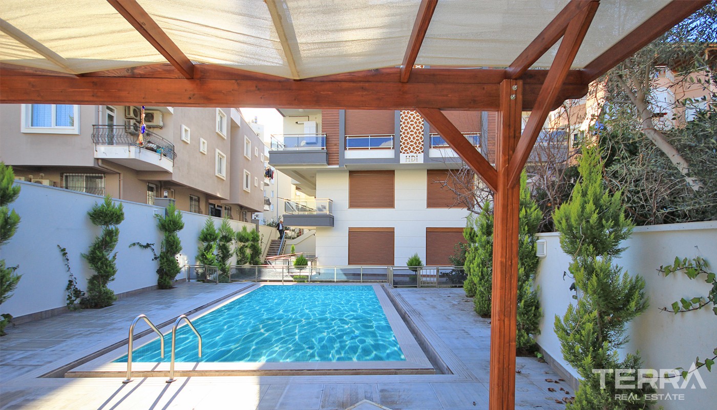 Family Apartments in Antalya for Sale Located 200 m to the Beach - 34128