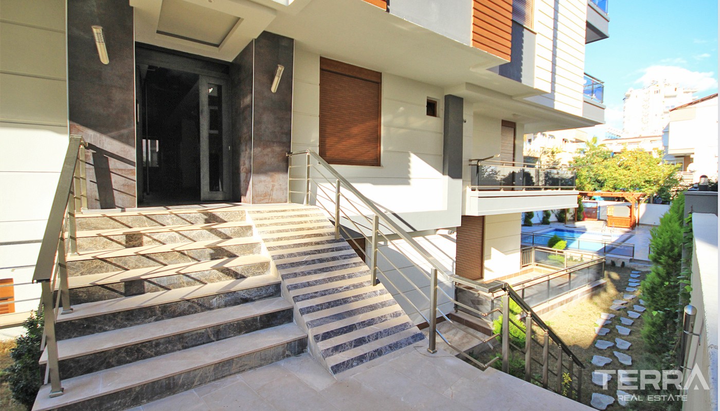 Family Apartments in Antalya for Sale Located 200 m to the Beach - 34131