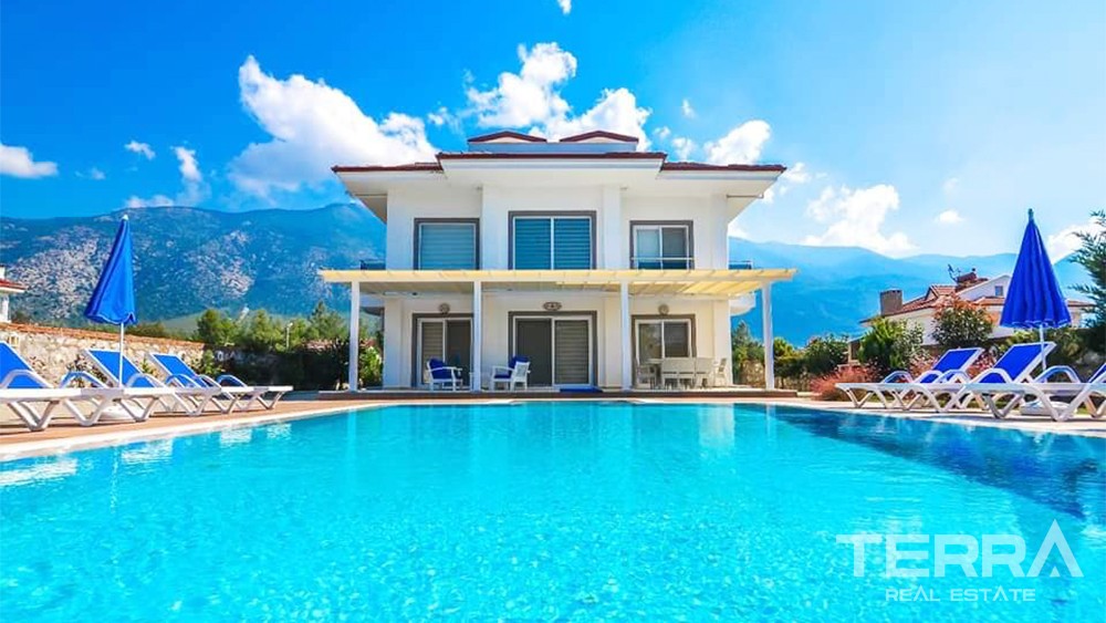Luxury Villa in Fethiye Ovacık for Sale with Private Pool and Garden - 34247