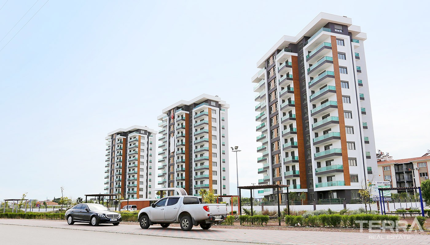 New Flats Located in Antalya Döşemealtı with Affordable Prices - 34264
