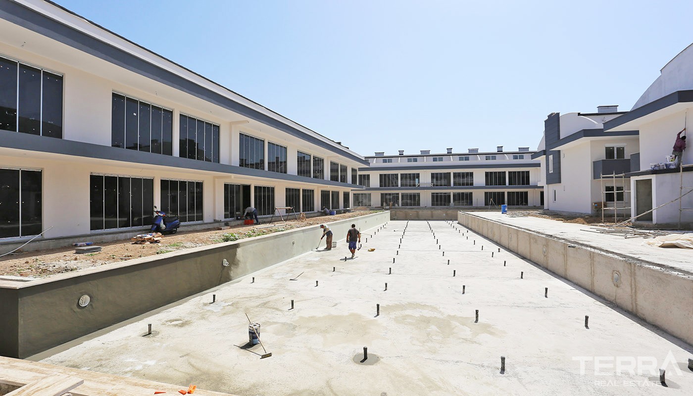 Key-Ready Antalya Apartments in Tema Pool Close to Lara Beach - 34297