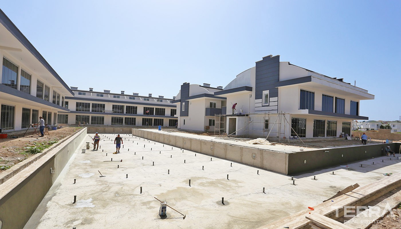 Key-Ready Antalya Apartments in Tema Pool Close to Lara Beach - 34299