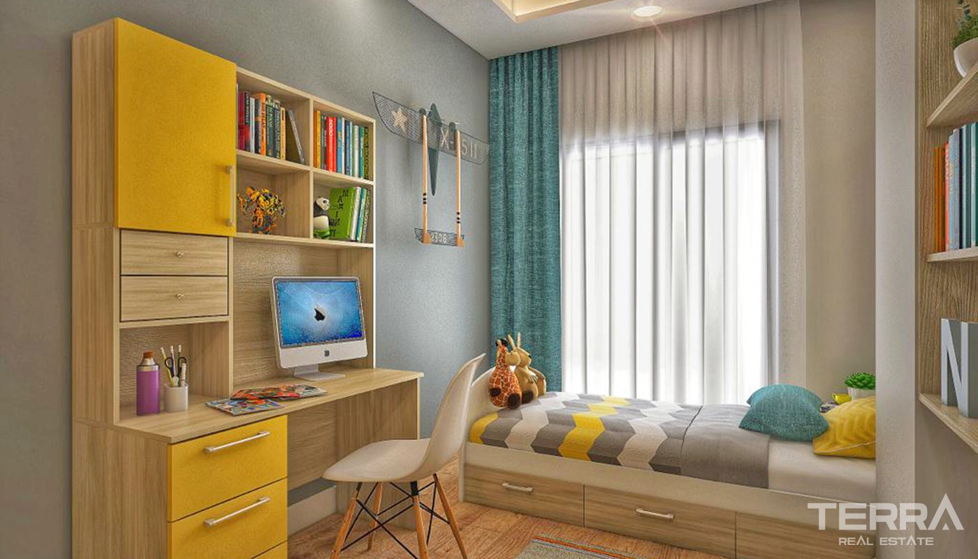 New Apartments Centrally Located in Antalya with Smart Home System - 34348