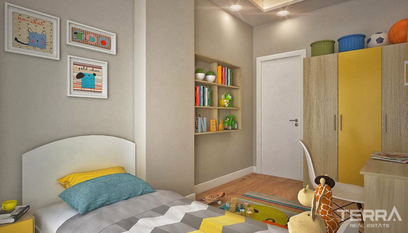 New Apartments Centrally Located in Antalya with Smart Home System - 34349