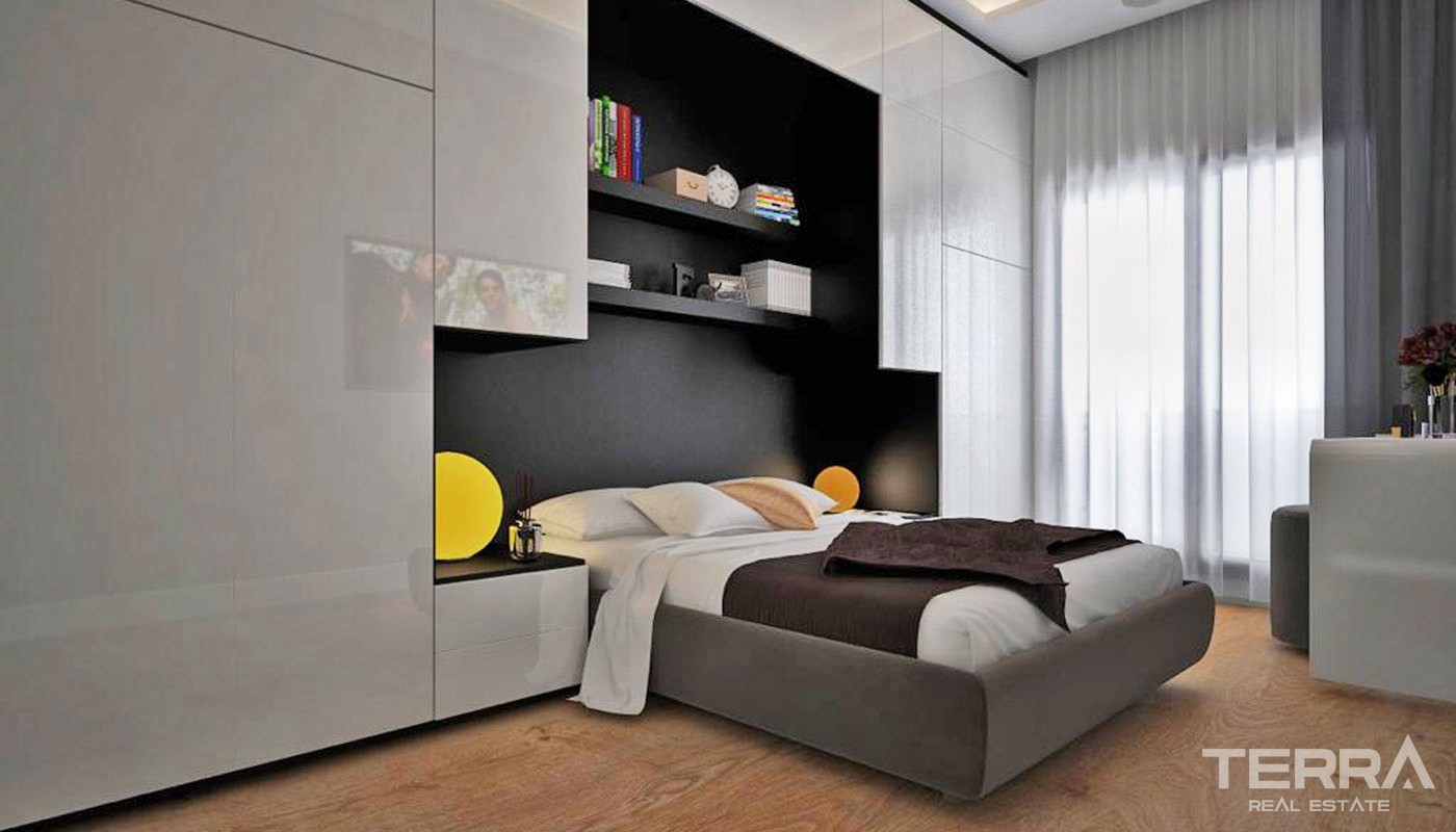 New Apartments Centrally Located in Antalya with Smart Home System - 34350