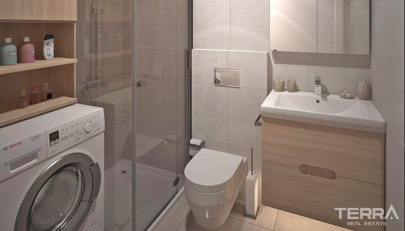 New Apartments Centrally Located in Antalya with Smart Home System - 34352