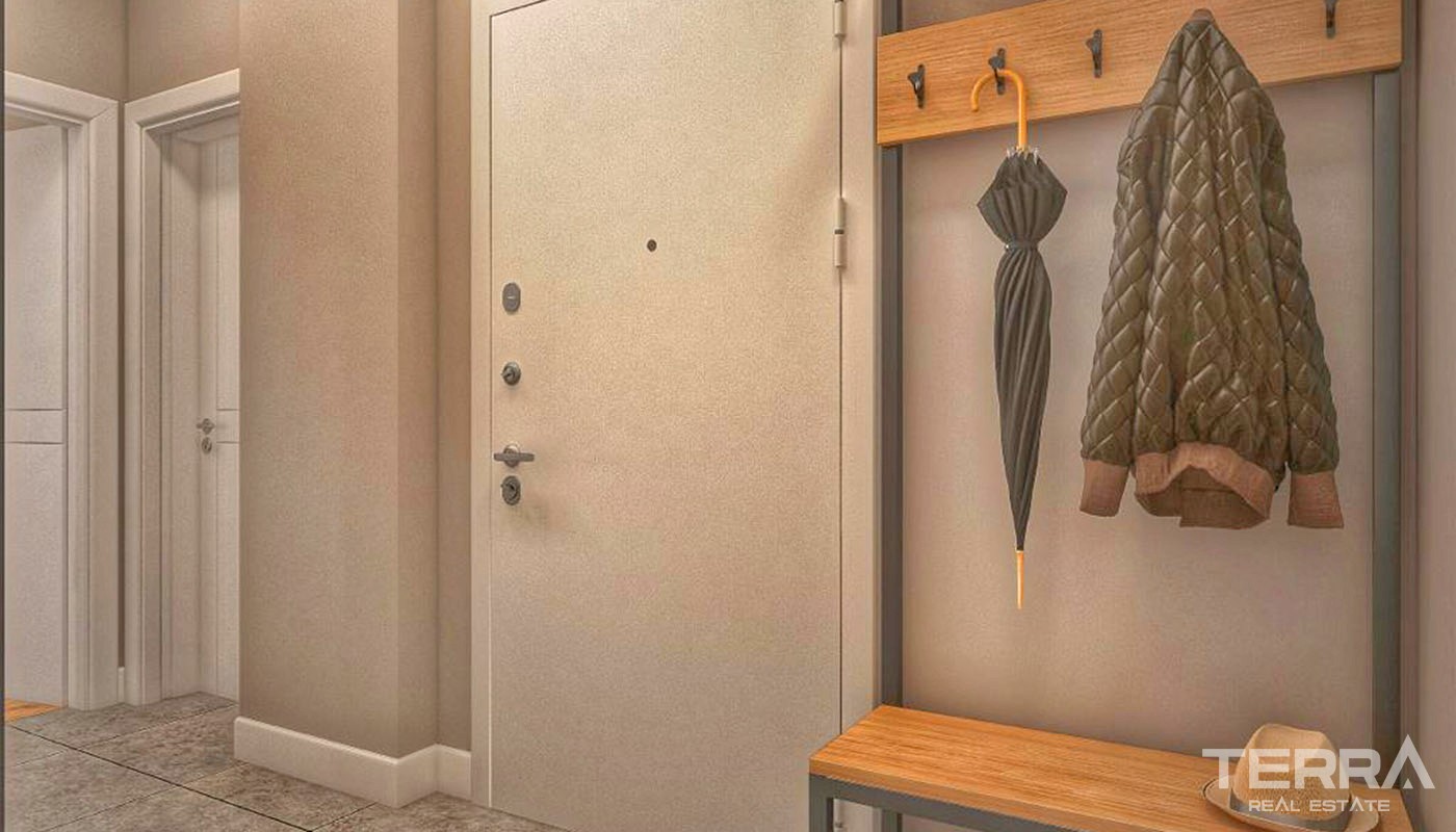 New Apartments Centrally Located in Antalya with Smart Home System - 34353