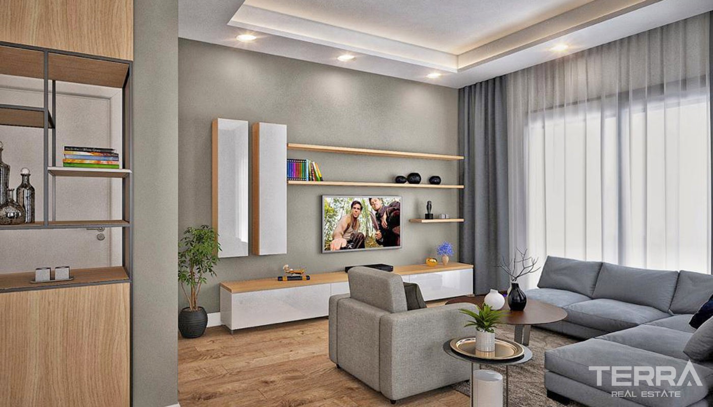 New Apartments Centrally Located in Antalya with Smart Home System - 34355
