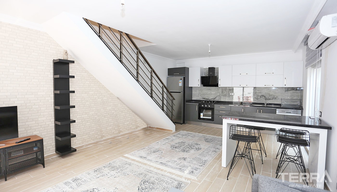 Modern Konyaaltı Apartments for Sale Located 500 m from the Beach - 34449