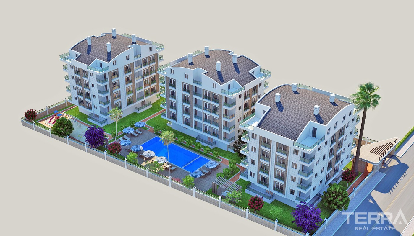 New Antalya Flats for Sale with Prime Location in Konyaaltı - 34494