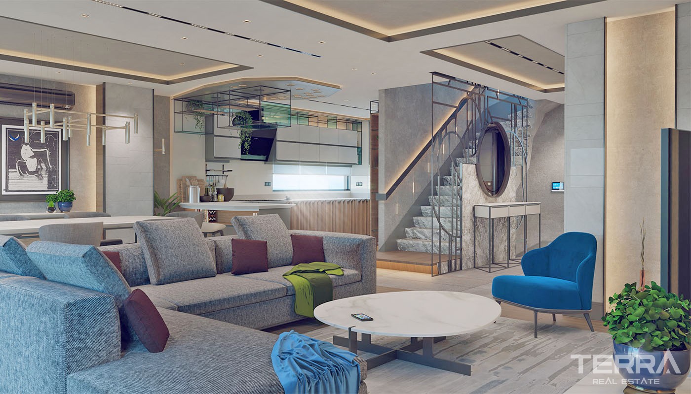 Luxury Villas for Sale in Antalya Konyaaltı Surrounded by Amenities - 34558